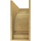 Ekena Millwork 12"W x 36"D x 24"H Classic Hughes Rough Cedar Woodgrain TimberThane Corbel, Primed Tan CORUR12X36X24HUGRCPR - alternate 2